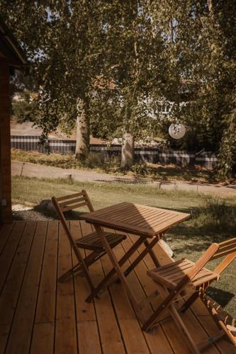 Zahrada ubytování Tinyhaus & Souterrain Apartment in Ortenberg