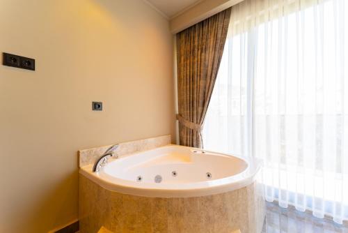 Koupelna v ubytování Villa Simurg