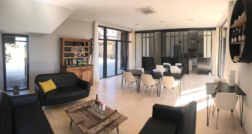 Χώρος καθιστικού στο Le Clos n°5