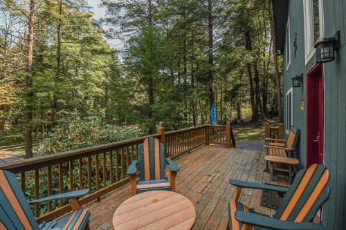 Balkón nebo terasa v ubytování Hideaway