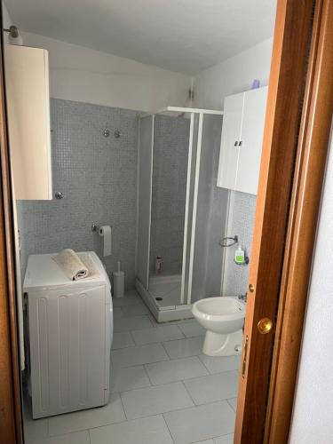 Koupelna v ubytování Casa al Mare