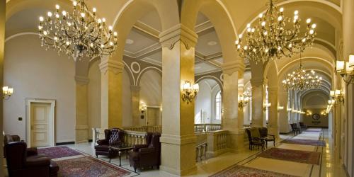 Zona d'estar a Grand Hotel di Parma