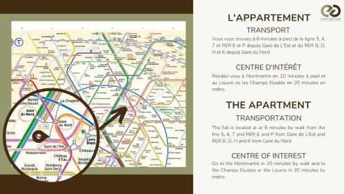 Heart of PARIS- Gare de l'est- 6pers