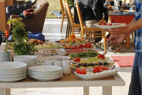 Jídlo v penzionu nebo okolí