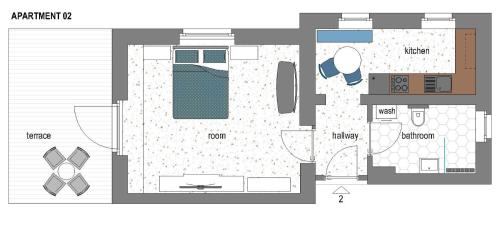 Půdorys ubytování NEW G&P Villa - Free Parking