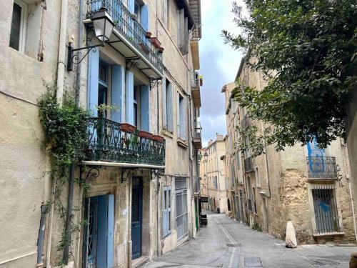 La charmante maison aux volets bleu - Montpellier