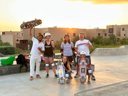 Clientes alojados en Skate Surf Morocco - Tamraghazout
