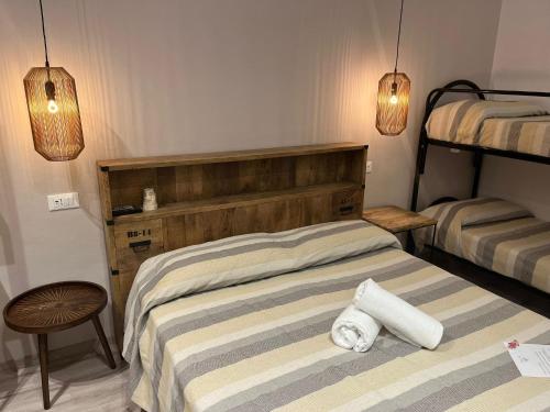 Postel nebo postele na pokoji v ubytování Hotel Nice