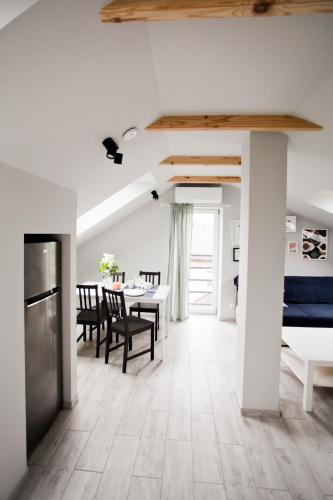 Η κουζίνα ή μικρή κουζίνα στο Spokojna Apartamenty