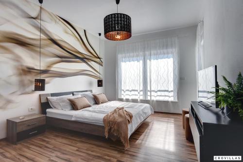 Ένα ή περισσότερα κρεβάτια σε δωμάτιο στο Chillax Inn