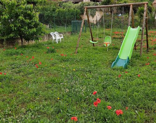 Zahrada ubytování Appartement L'oranger