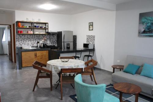 Χώρος καθιστικού στο Centrico Departamento 401