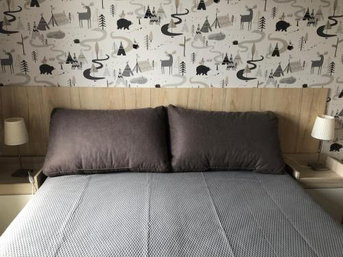 Postel nebo postele na pokoji v ubytování Mieszkanie u Anety na Krótkiej