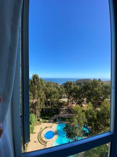 Bazén v ubytování Departamento 3 dormitorios en Algarrobo, Mirasol nebo v jeho okolí