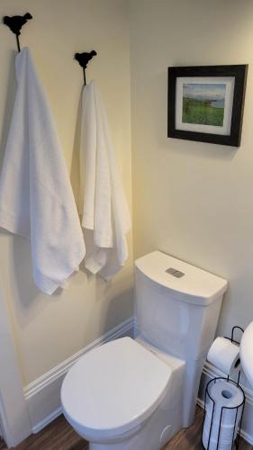 Ένα μπάνιο στο Clinton Pond Bed and Breakfast