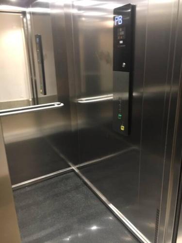 a stainless steel elevator in a subway train at Nice private studio. Polanco area :) in Mexico City