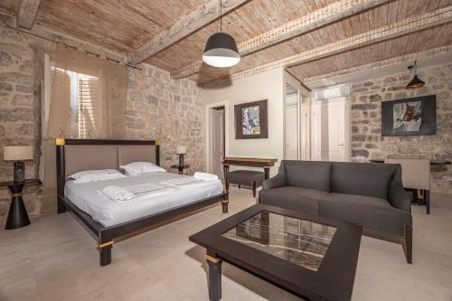 Postel nebo postele na pokoji v ubytování Villa Burovic