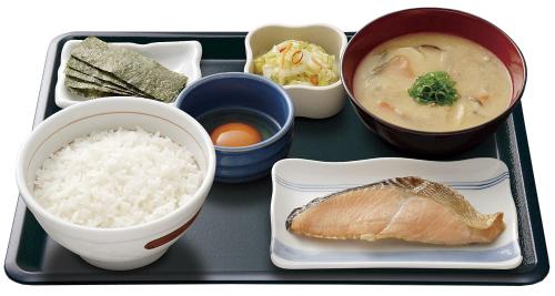 a tray with rice and bowls of food on it at ホテルロペ39 大人専用 in Nagoya
