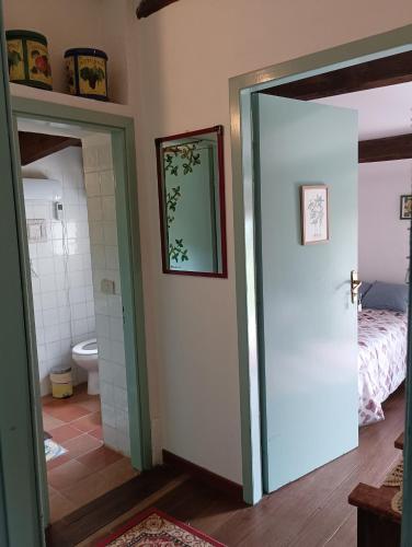Postel nebo postele na pokoji v ubytování Fattoria La Tana della Volpe