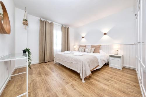 Posteľ alebo postele v izbe v ubytovaní Ocean front Oasis