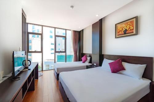 TV/trung tâm giải trí tại Ivy Hotel