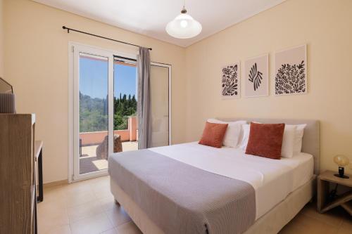 Postel nebo postele na pokoji v ubytování Luxury Villa Perla