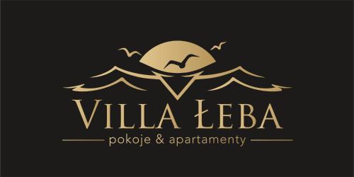 a logo for a vodka and entertainment company at Villa Łeba Pokoje & Apartamenty in Łeba