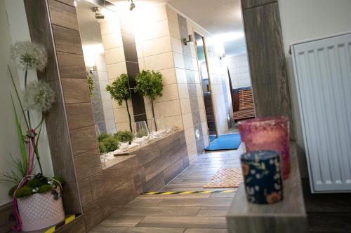 Ένα μπάνιο στο Hotel pod Wierzba
