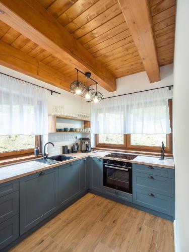 Dapur atau dapur kecil di Chalety BUČINA