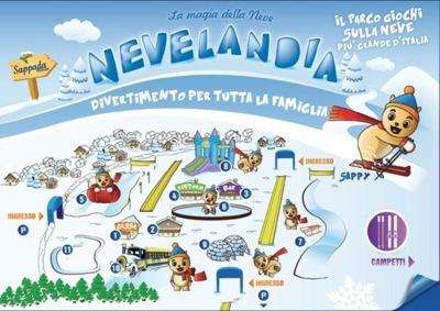 a map of new zealinia with animals and attractions at Appartamenti Kratter Pietro in Sappada
