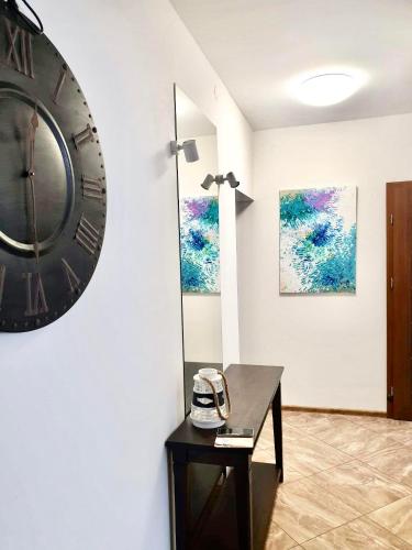 TV a/nebo společenská místnost v ubytování Apartament Helski