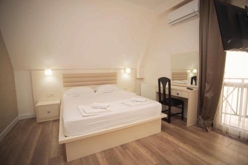 Katil atau katil-katil dalam bilik di Hotel Irise