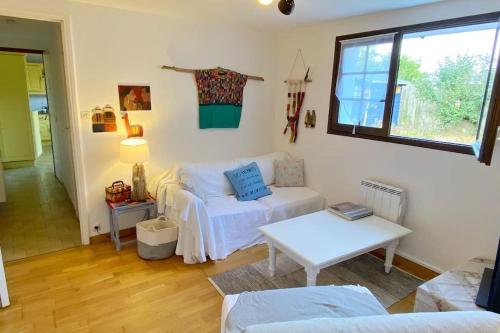 Postel nebo postele na pokoji v ubytování Gîte Pachamama