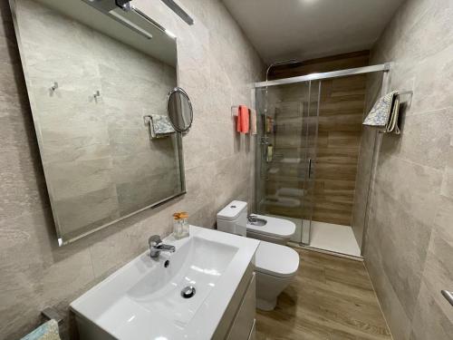 Kúpeľňa v ubytovaní Apartamento Céntrico en S'agaró