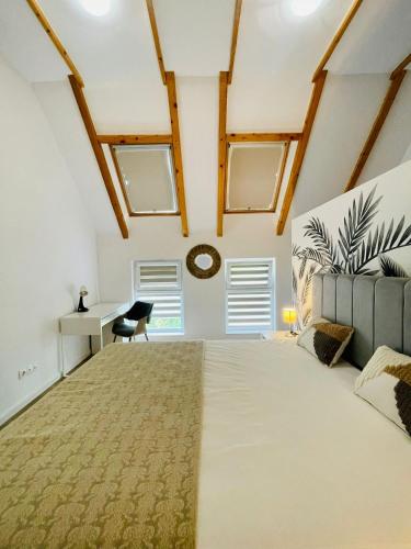 Dendro Apartment في كلوي نابوكا: غرفة معيشة مع أريكة وطاولة