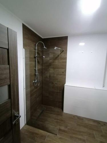 Ένα μπάνιο στο Sóstó Holiday Apartman