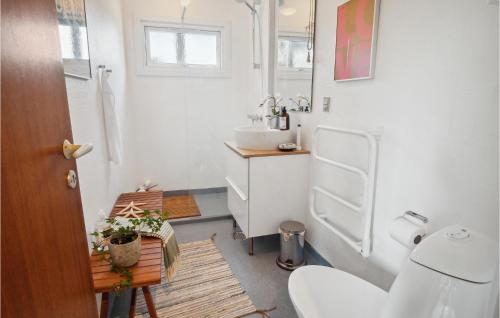 Koupelna v ubytování 3 Bedroom Awesome Home In Kalundborg