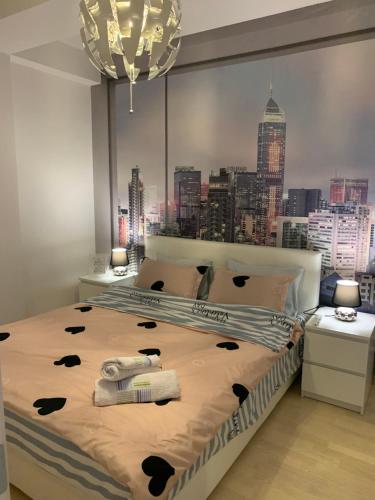 Ένα ή περισσότερα κρεβάτια σε δωμάτιο στο Apartment Sweet Home Banja Luka