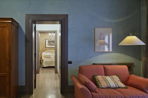 Ruang duduk di Albergo Cappello