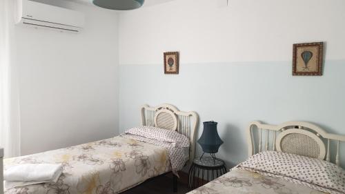 Cama o camas de una habitación en Bonito apartamento en el casco antiguo
