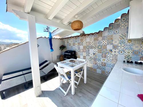 En balkon eller terrasse på Casa Sole