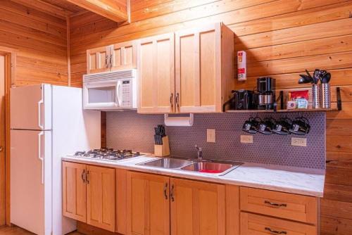 Kuchyň nebo kuchyňský kout v ubytování Cabin #5 Black Bear - Pet Friendly - Sleeps 6 - Playground & Game Room