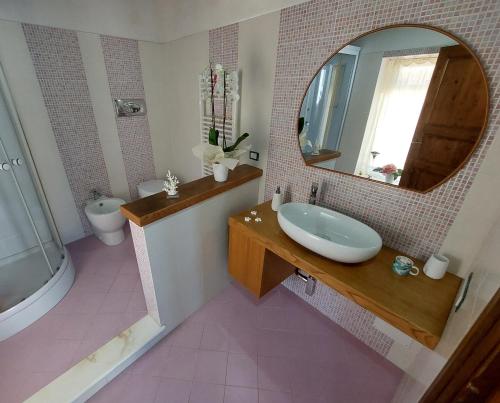 Kúpeľňa v ubytovaní Dimora allo stagnone