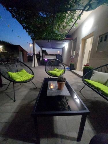 Posezení v ubytování SII RELAX