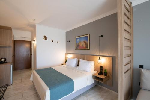 Katil atau katil-katil dalam bilik di Selini Suites & Waterpark