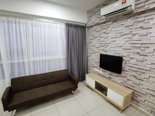 TV/trung tâm giải trí tại ●T11●2Pax●Studio●5min●Queensbay●Pg Bridge View●
