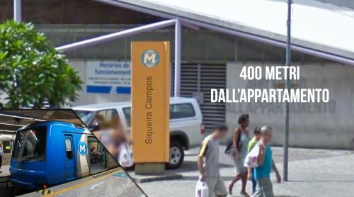 a group of people walking in front of a parking lot at Apartamento de Férias Copacabana Rio de Janeiro in Rio de Janeiro