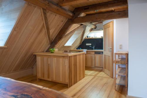 Una cocina o zona de cocina en Nussanger