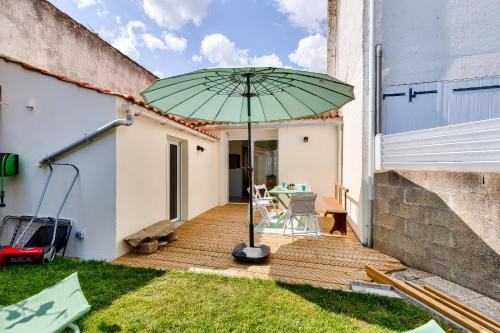 Maison moderne pour 3 - Jardin et plancha