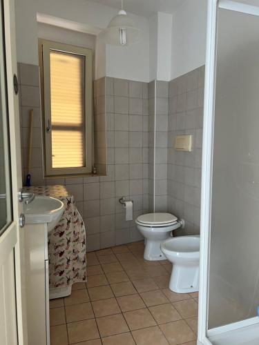 Ένα μπάνιο στο Vicol8 Casa Vacanze